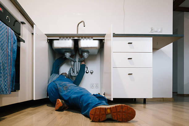 Professional Drain Cleaning technician working in Highland, IN